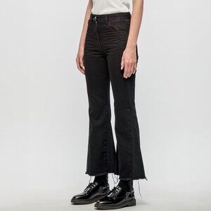 NWT MISBHV Black Denim Flare Jeans Sz M